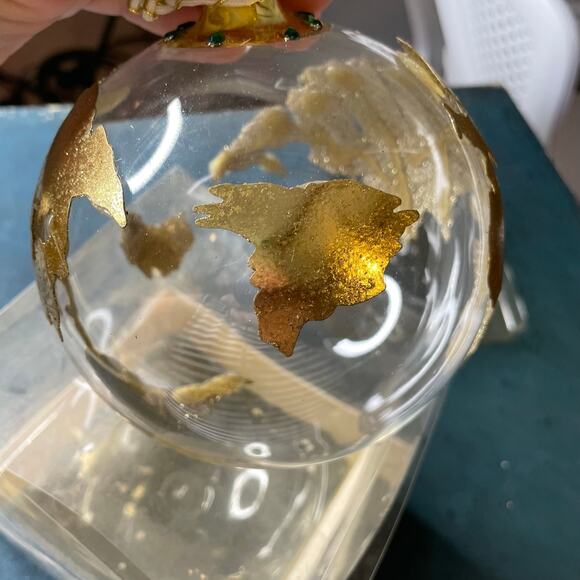 Trimsetter Blown Glass Golden Glove Christmas Ornament	Holiday XMAS - Picture 8 of 14